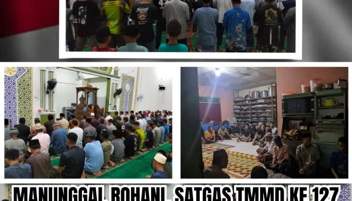 Tak Hanya Bangun Infrastruktur, TMMD Ke-127 Pererat Kebersamaan Lewat Kegiatan Keagamaan
