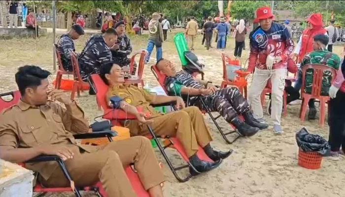 Satgas TMMD ke-127 Tak Hanya Bangun Infrastruktur, Donor Darah Jadi Sasaran Non Fisik