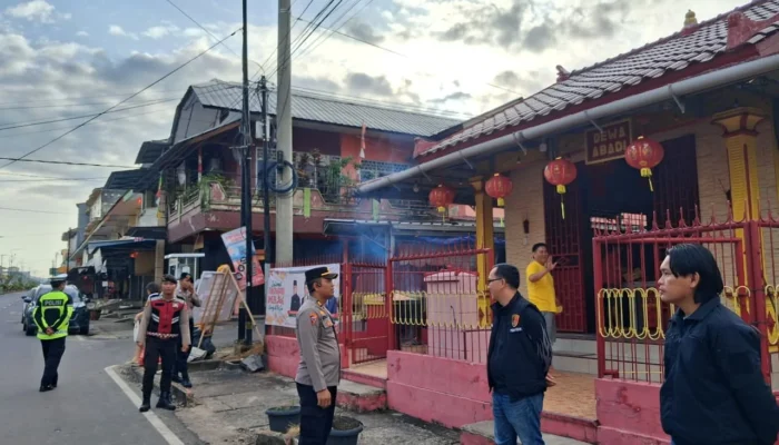 Polisi Amankan Perayaan Imlek 2577 di Bangka Selatan, Ibadah Berlangsung Kondusif