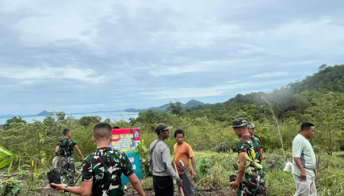 Penghijauan Jadi Sasaran Nonfisik TMMD Ke-127 di Desa Penutuk