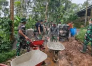 Sasar Rumah Warga Kurang Mampu,TMMD ke-127 Kodim 0432/Basel Rehab Warga Desa Penutuk
