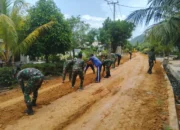 Satgas TMMD Kodim 0432/Basel, Bangun Akses Jalan 5,5 Km di Pulau Terpencil Lepar