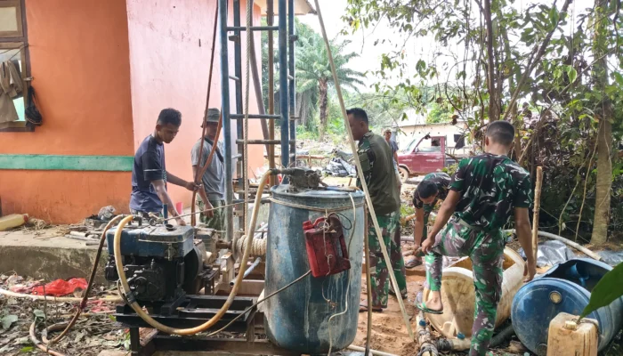 TMMD ke-127 Kodim 0432/Basel Bangun Sumur Bor Kedua di Pulau Lepar