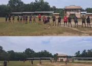 TMMD Ke-127 Hadirkan Kebersamaan, Prajurit dan Warga Penutuk Main Bola Bareng