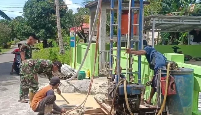 TMMD ke-127 Fokus Air Bersih, Sumur Bor Dibangun untuk Warga Desa Penutuk
