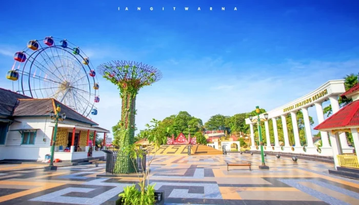 Usai Perawatan, Wahana Bianglala Ikon Kota Toboali Dibuka Kembali