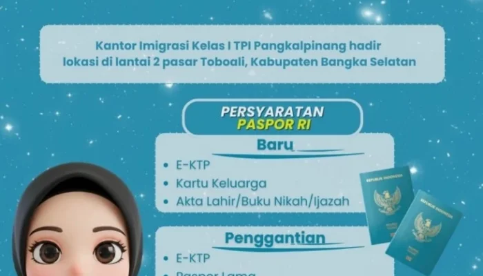 Pemkab Basel Hadirkan Layanan Paspor di MPP Toboali, Ini Syaratnya