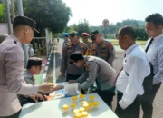 Polres Bangka Selatan Lakukan Tes Urine Mendadak, Seluruh Pejabat Utama Dinyatakan Negatif Narkoba