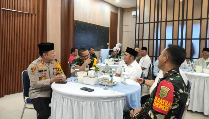 Satgas TMMD ke-127 Buka Puasa Bersama Forkopimda Bangka Selatan, Perkuat Kemanunggalan TNI dan Rakyat