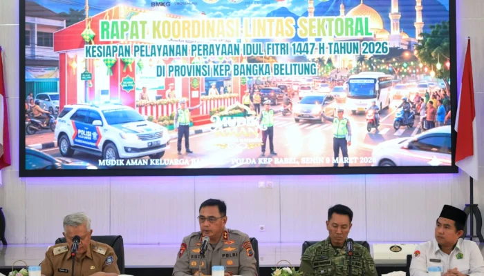 Polda Babel Gelar Rakor Lintas Sektoral Operasi Ketupat 2026, Perkuat Pengamanan Idul Fitri