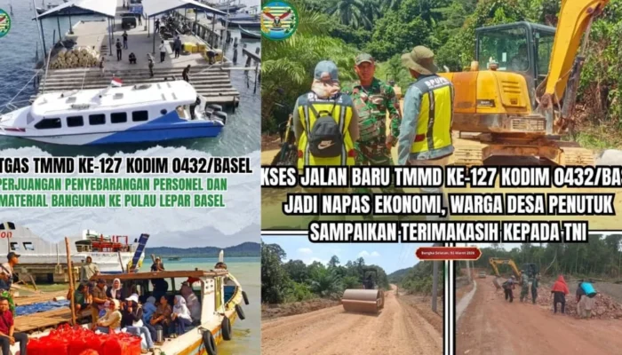 Perjuangan Lewat Jalur Laut, TMMD 127 Kini Bangkitkan Ekonomi Pulau Lepar