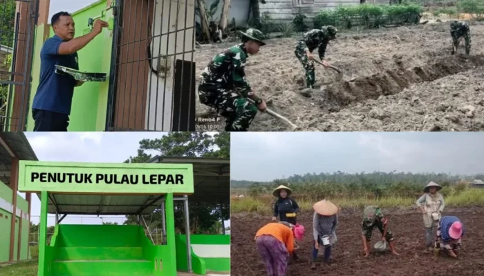 Satgas TMMD Kodim 0432/Basel Gaspol Pembangunan Fisik dan Nonfisik di Pulau Terluar Bangka Selatan
