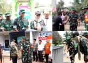 Kasdam II/Sriwijaya dan Wabup Bangka Selatan Sempurnakan TMMD ke-127, Sinergi TNI dan Pemda Makin Solid