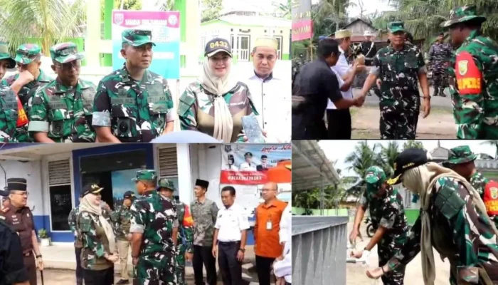 Kasdam II/Sriwijaya dan Wabup Bangka Selatan Sempurnakan TMMD ke-127, Sinergi TNI dan Pemda Makin Solid