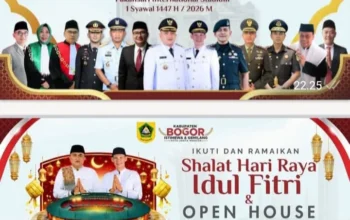 Pawai Bedug Hingga Penampilan Opick, Bupati Bogor dan Forkopimda Hadirkan IdulFitri di Stadion Pakansari