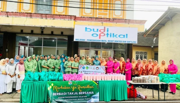 Kolaborasi TP PKK dan Forkopimda Bangka Selatan Warnai Ramadan dengan Berbagi Takjil