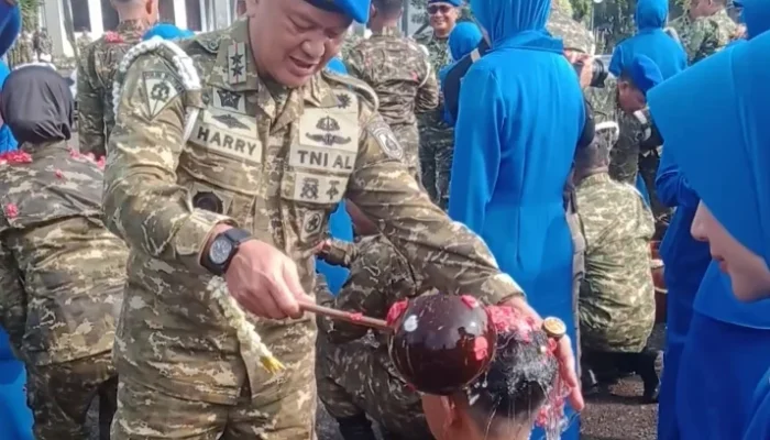Prosesi Puspomal TNI AL, 17 Prajurit Resmi Naik Pangkat