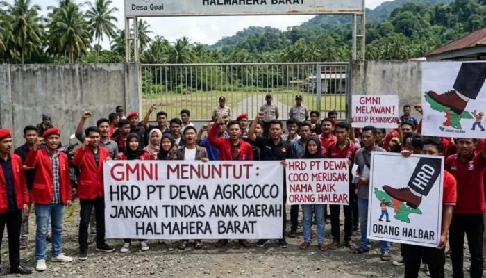 DPD GMNI Maluku Utara Soroti Rekrutmen PT Dewa Coco: Warga Lokal Justru Terpinggirkan