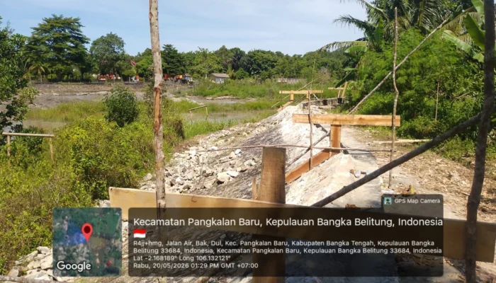 PPK Proyek Embung Kolong Beguruh Janji Cek Lapangan Usai Sorotan APD dan Material