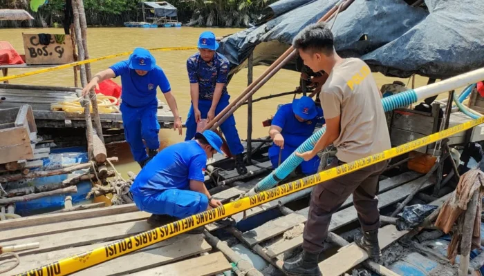 Polres Bangka Kembali Tertibkan Aktivitas Tambang Ilegal di Kawasan DAS Jade Bahrain