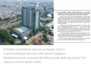 KAMAKSI Desak Kejaksaan Usut Temuan BPK pada Tender Parkir DKI Rp132 Miliar