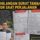 Warga Kampar Laporkan Kehilangan Surat Tanah SKGR dalam Perjalanan di Pekanbaru