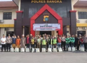 Sambut HUT Bhayangkara ke-80, Polres Bangka Bantu Ojol, Lansia hingga Anak Yatim