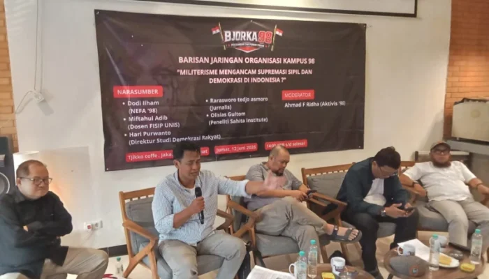 Diskusi Publik BJORKA 98: Militerisme, Supremasi Sipil, dan Masa Depan Demokrasi Indonesia