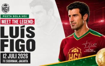 Catat Tanggalnya! Luís Figo Bakal Ramaikan Puncak Pesta Bola HGI 2026 di fX Sudirman