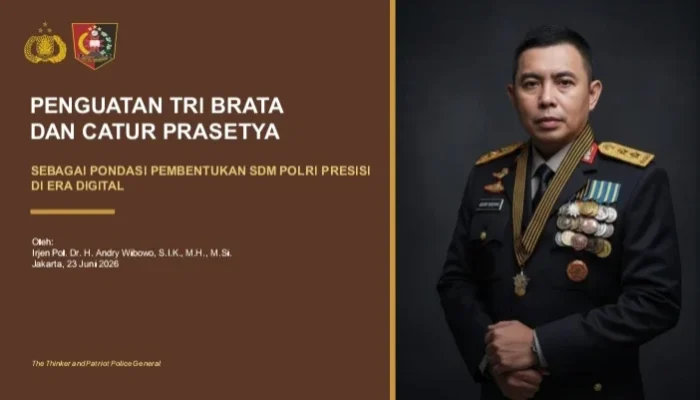 Paparan Irjen Pol Andry Wibowo: Tri Brata-Catur Prasetya Jadi Fondasi SDM Polri Hadapi Disrupsi Digital dan Kejahatan Siber