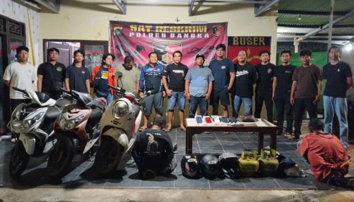 Satreskrim Polres Bangka Bekuk Spesialis Pembobol Rumah, Sekolah dan Curanmor, 5 TKP Terungkap