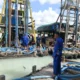 Sat Polairud Bangka Bersama Dit Polairud Babel Tertibkan Tambang Timah di Air Kantung
