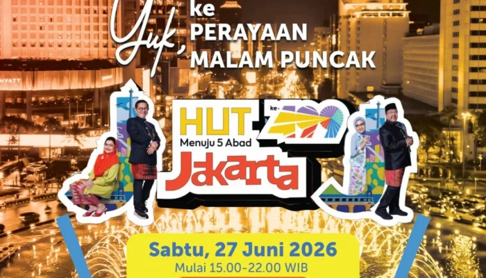 Yuk Geser Malming di Bundaran HI, Momen HUT Jakarta ke-499