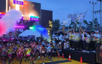 3.850 Pelari Semarakkan Bhayangkara Babel Run 2026, Puncak HUT Bhayangkara ke-80
