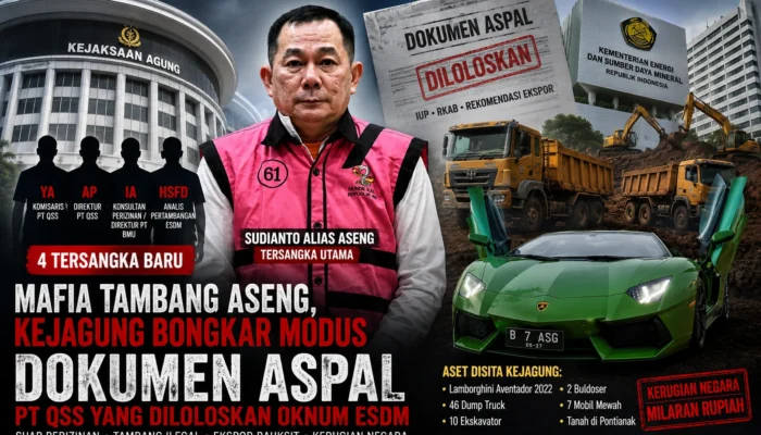 Kejagung Bongkar Mafia Tambang Aseng, Jejak Dokumen Aspal Menyeret Oknum ESDM