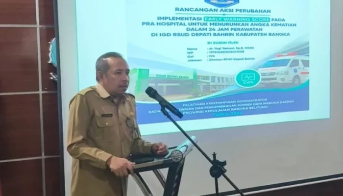 RSUD Depati Bahrin Luncurkan Aplikasi EWS, Perkuat Jejaring Rujukan PONEK dan Penanganan Stunting