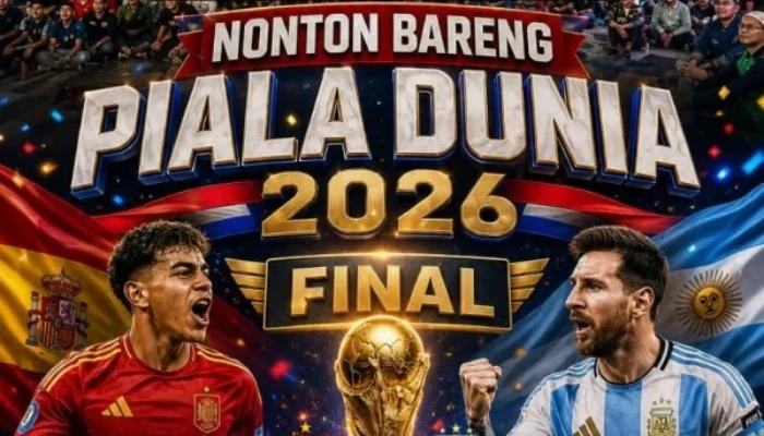 Nggak Mau Ketinggalan Momen? Pemkab Bangka Selatan Gelar Nobar Final Piala Dunia di Himpang Lima Toboali