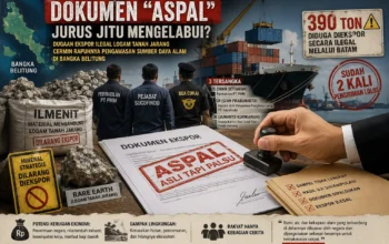 Dokumen “Aspal” dan Dugaan Ekspor Ilegal Logam Tanah Jarang: Cermin Rapuhnya Pengawasan Sumber Daya Alam di Bangka Belitung