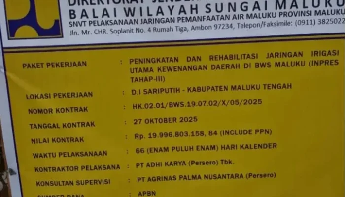 LBH Justice For Maluku Desak BWS Maluku Tindak Lanjuti Temuan BPK RI, Aparat Penegak Hukum Diminta Segera Bertindak