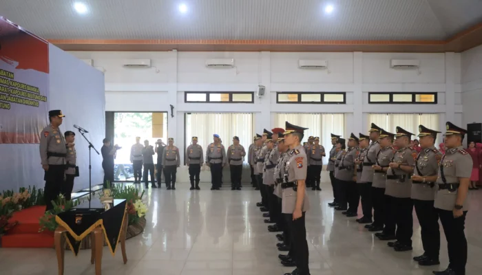 Kapolda Babel Pimpin Sertijab PJU dan Kapolres, Ini Daftar Lengkap Pejabat Baru