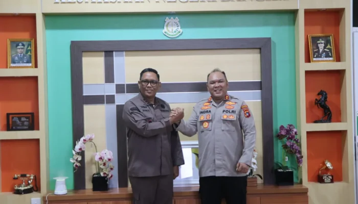 Sinergitas Polri-Kejaksaan Diperkuat, Kapolres Bangka Sambangi Kajari Bangka