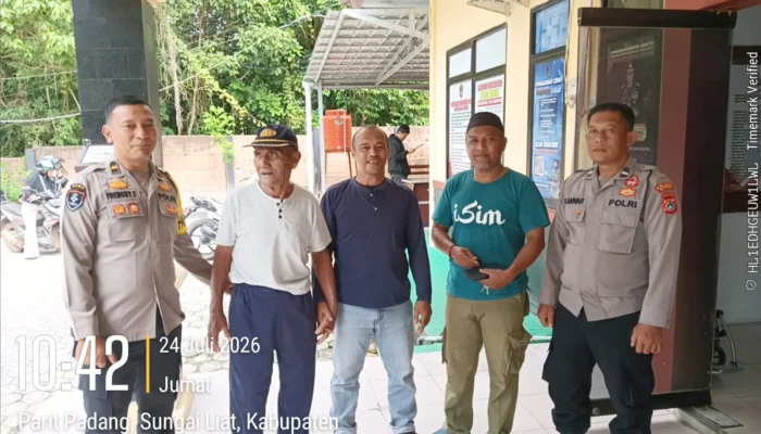 Respons Cepat Layanan 110, Samapta Polres Bangka Selamatkan Pria Linglung dan Antar Pulang ke Keluarga