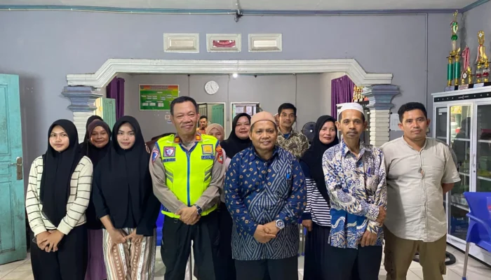 Satlantas Polres Bangka Gandeng APDESI Sosialisasikan Tertib Berlalu Lintas di Puding Besar