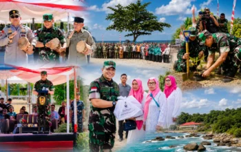 Pangdam XV/Pattimura Tutup Bakti TNI AD 2026, Bangun 11 Jembatan dan 58 RTLH di Halmahera Tengah