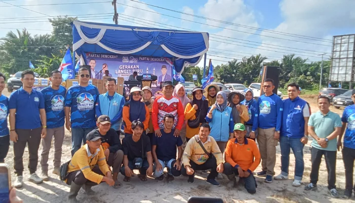 Rangkaian HUT ke-25 Partai Demokrat, DPC Bangka Gelar Gerakan Langit Biru Indonesia Asri