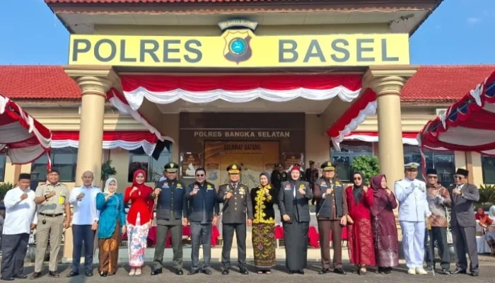 Peringatan Hari Bhayangkara ke-80 di Bangka Selatan Perkuat Kolaborasi Polri, Pemda, dan Forkopimda