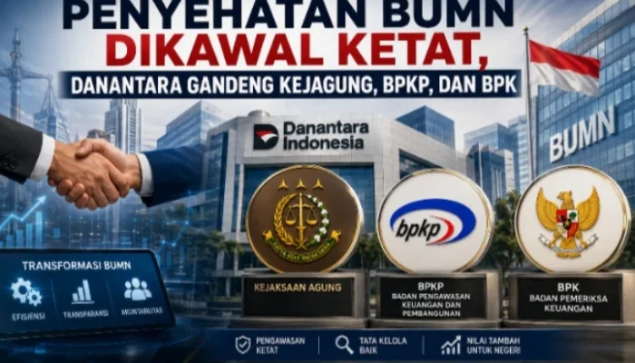 Penyehatan BUMN Dikawal Ketat, Danantara Gandeng Kejagung, BPKP, dan BPK