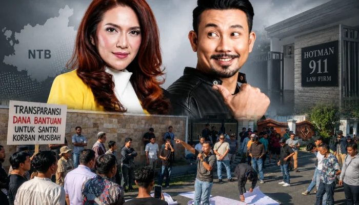 Wakil Ketua DPR RI Sari Yuliati dan Publik Figur Denny Sumargo Jadi Sorotan  Aksi Massa di NTB