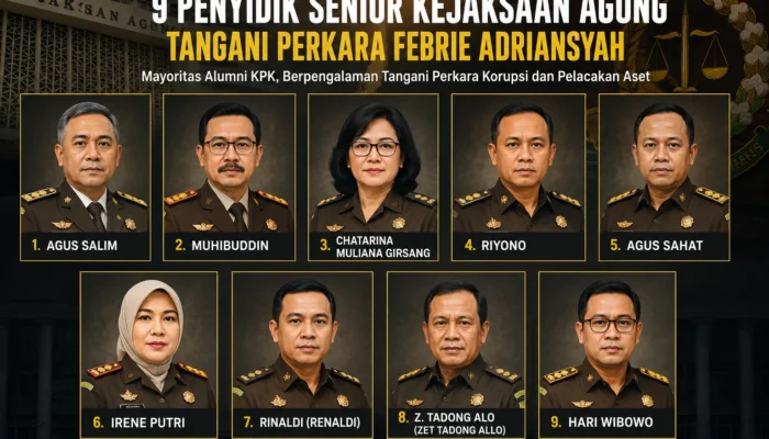 Kejagung Turunkan 9 Penyidik Senior Tangani Kasus Febrie Adriansyah, Siapa Saja Mereka?