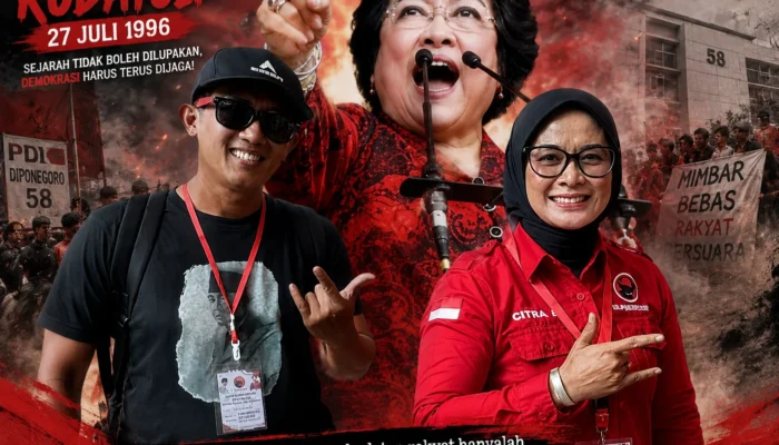 Ketua DPC Repdem Kuningan: Sejarah Kudatuli 1996 Jadi Titik Balik Runtuhnya Bangunan Rapuh Orde Baru
